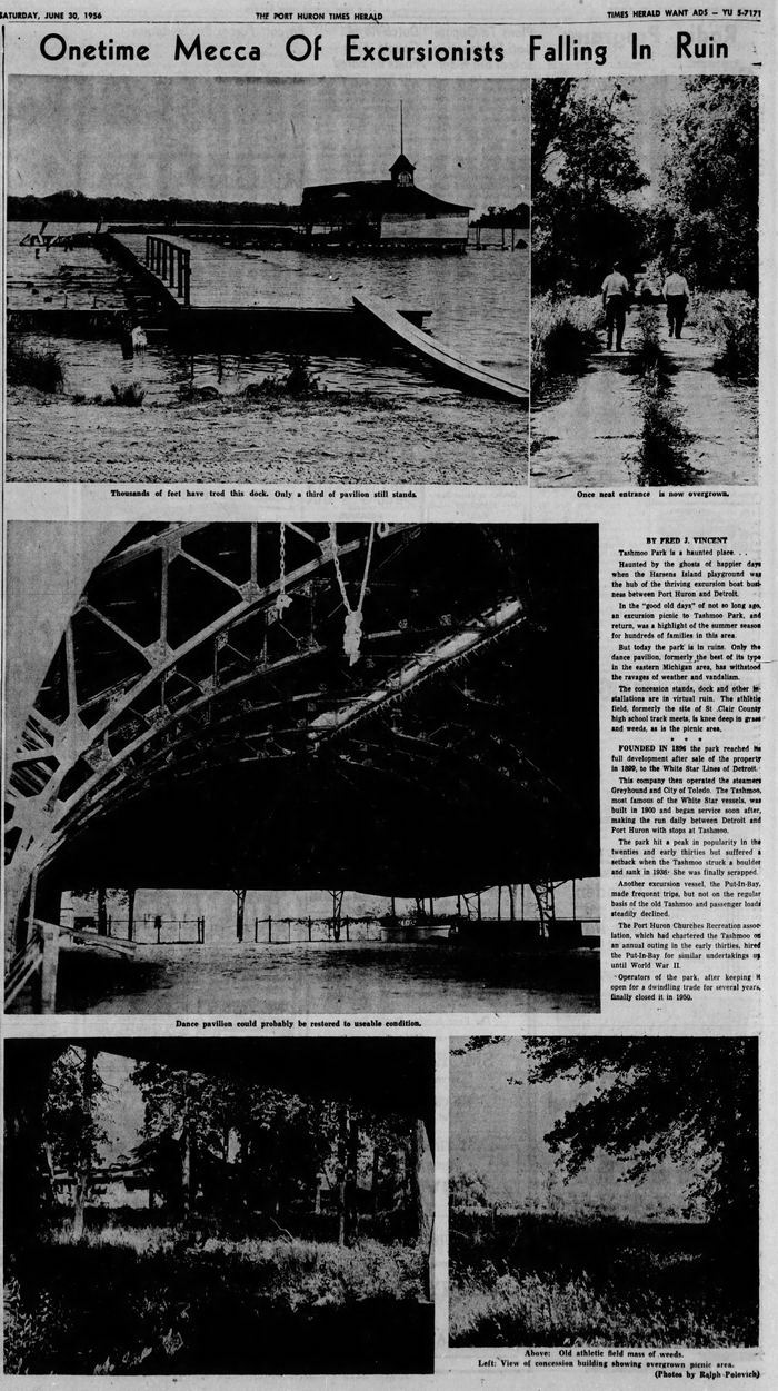 Tashmoo Park - June 1956 Article